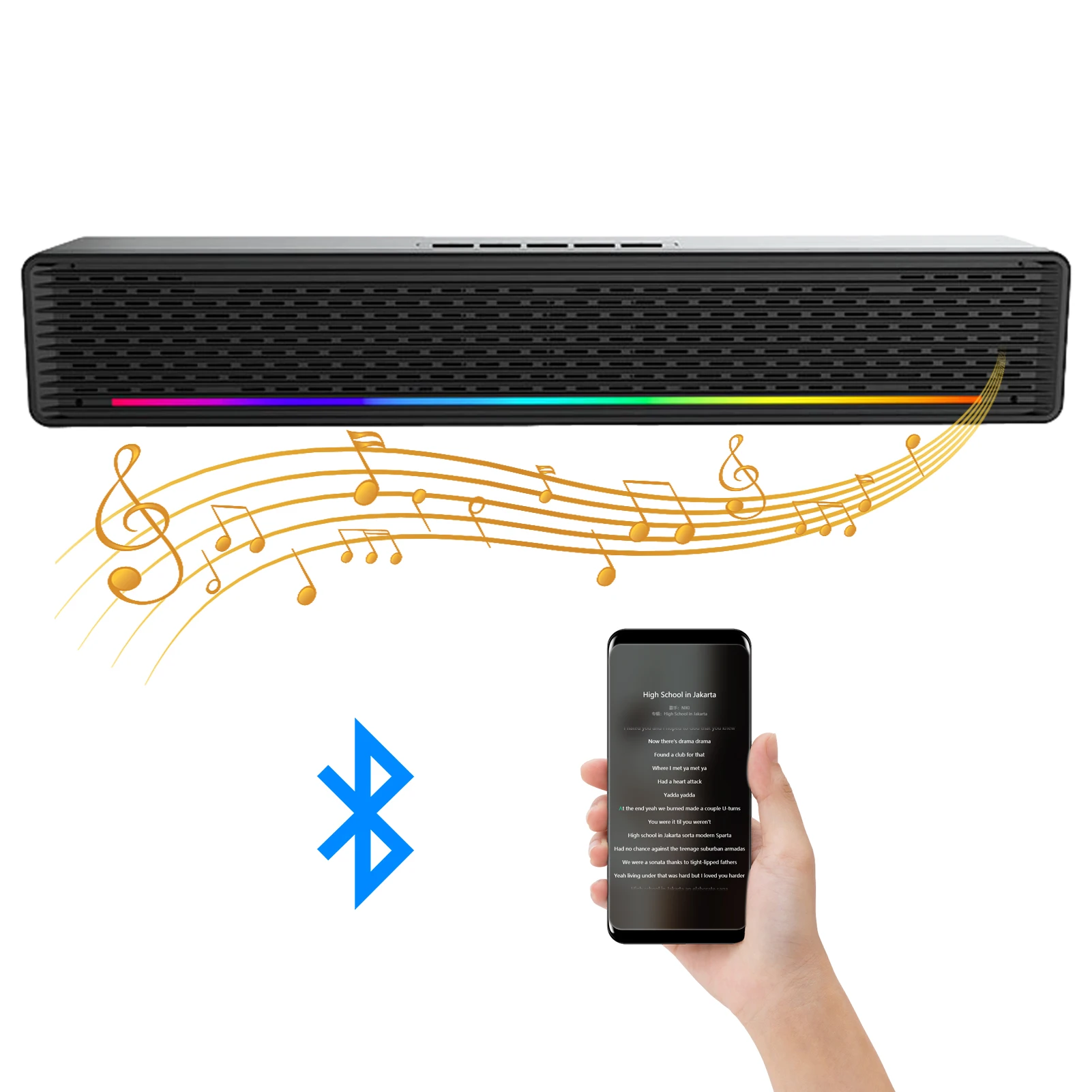 

Цветной bluetooth динамик беспроводной звуковой бокс HiFi музыкальный сотовый телефон планшет металлический громкий динамик