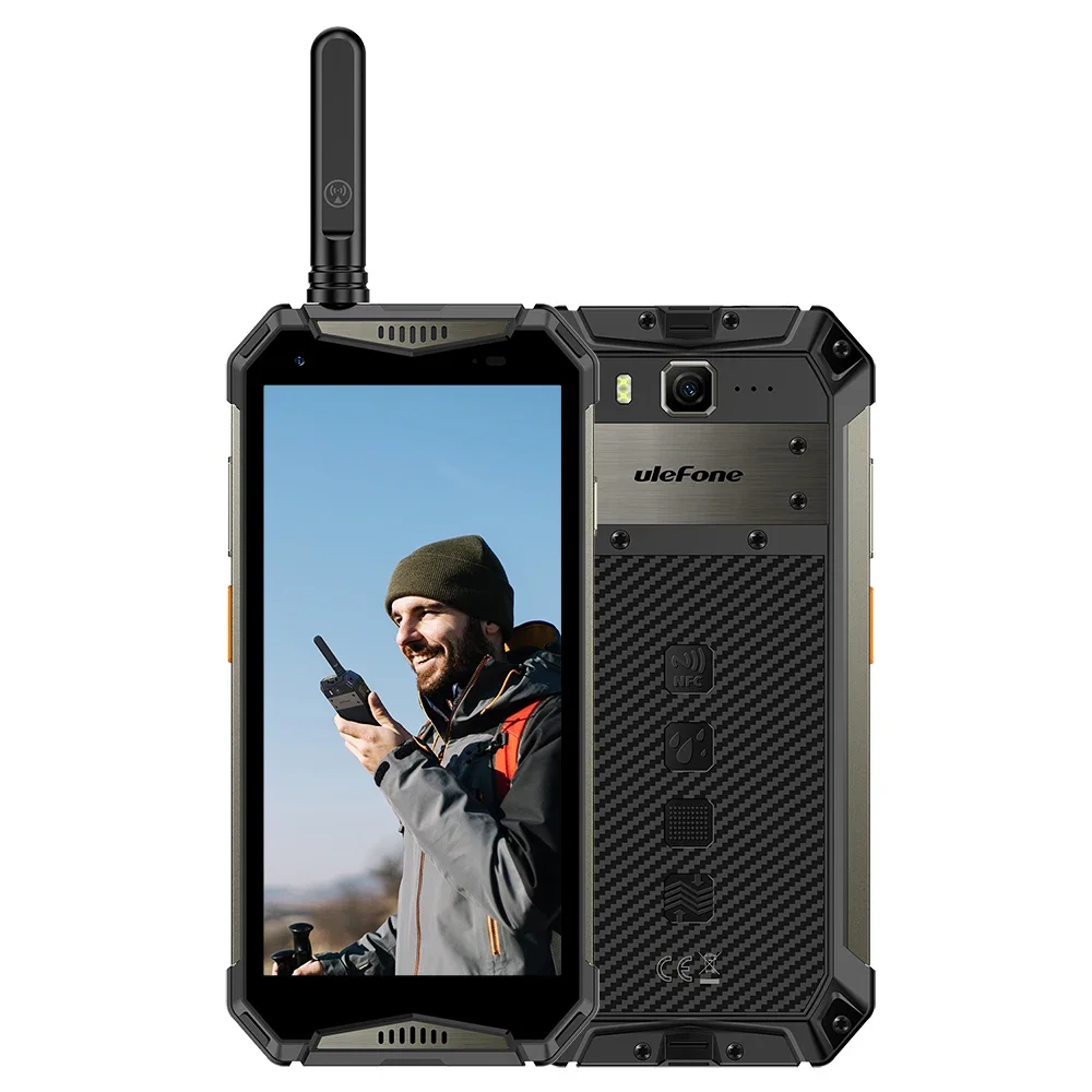 Фото Прочный смартфон Ulefone Armor, рация, 10850 мАч, большой аккумулятор, 12 г + 256 г, мобильный телефон, 50 МП, сотовый телефон, 20 Вт №1