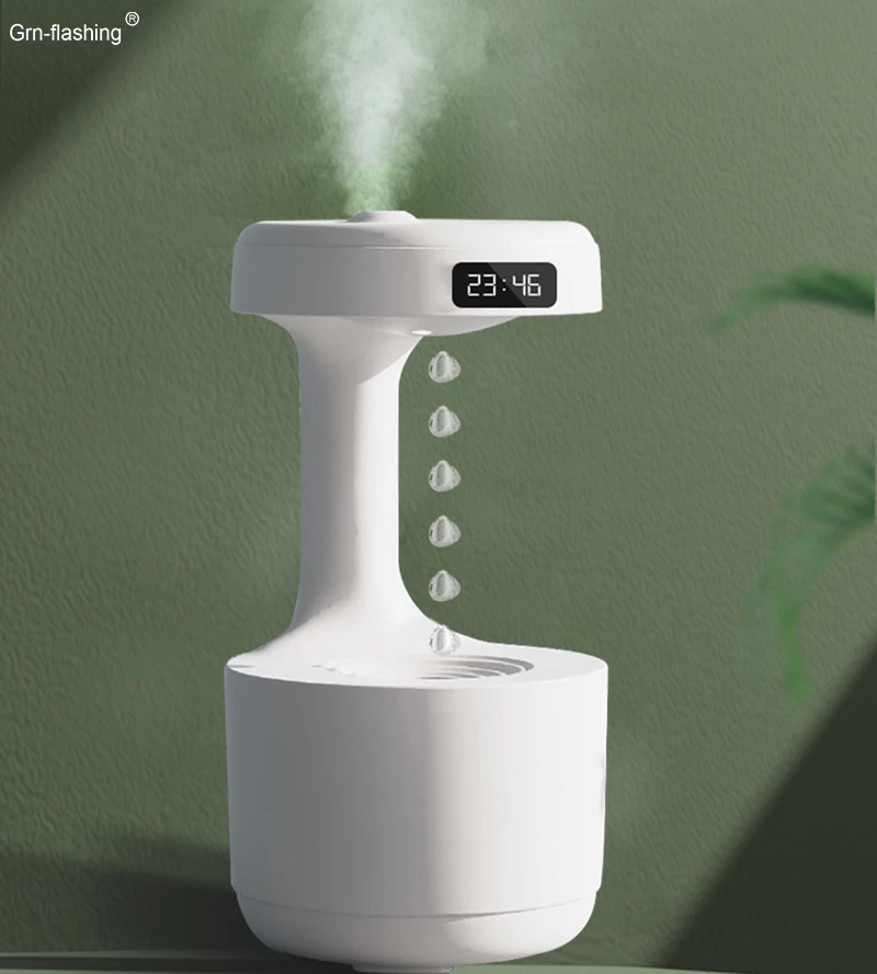 

Увлажнитель воздуха антигравитационный, креативный увлажнитель воздуха для спальни, офиса, рабочего стола, декоративная лампа с цветным пламенем