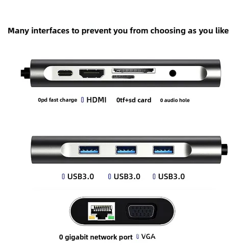 Hwansan USB-док-станция Type-C Hub3.0