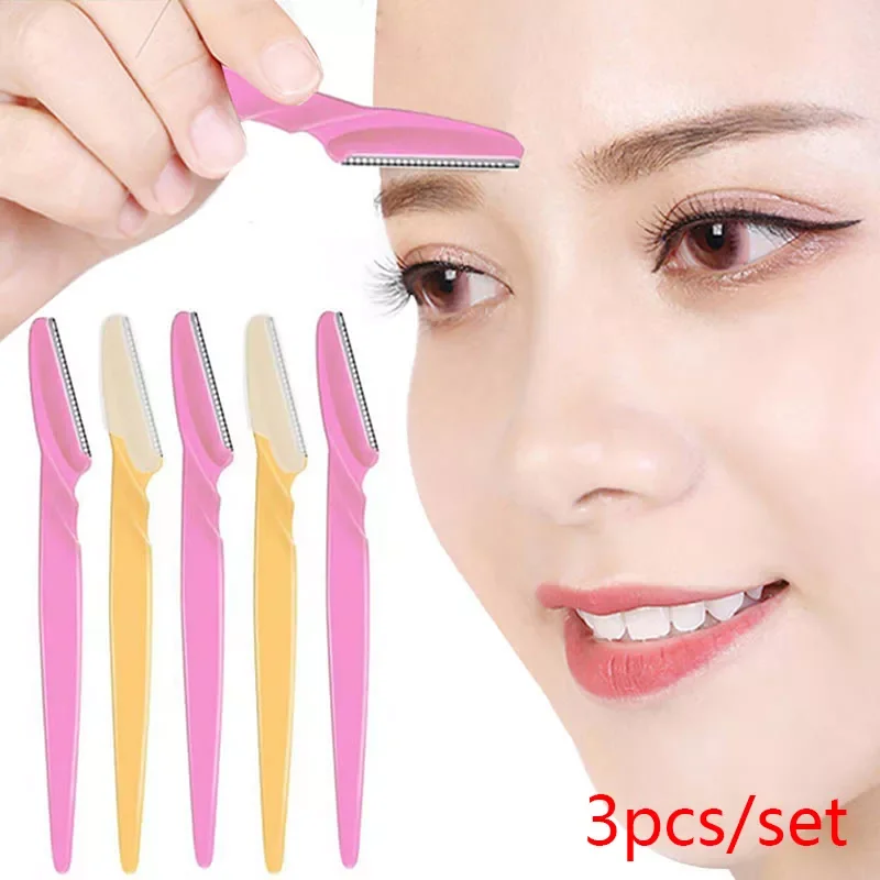 

2022 НОВАЯ безопасная бритва, Женский Триммер для макияжа бровей, бритва для бровей, бритва, бритва для лица, бритва для бровей, удаление волос