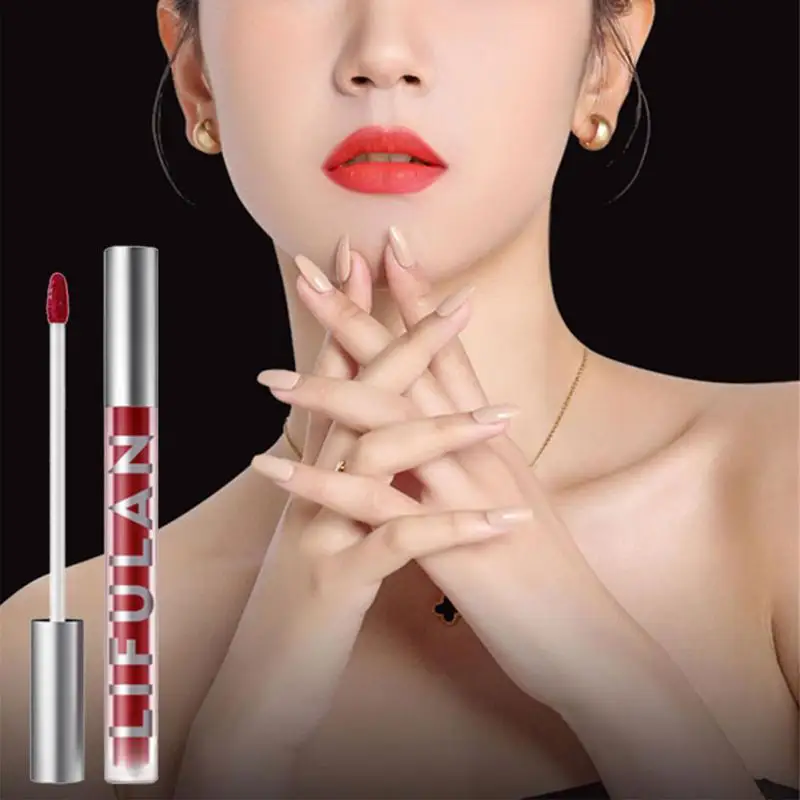 

6 Colors Cheek Rouge Red Lip Tint Mud Velvet Matte Lipstick Soft Mist Lip Mud Lips Makeup Air Lip Glaze Silky Lipgloss Cosmetics