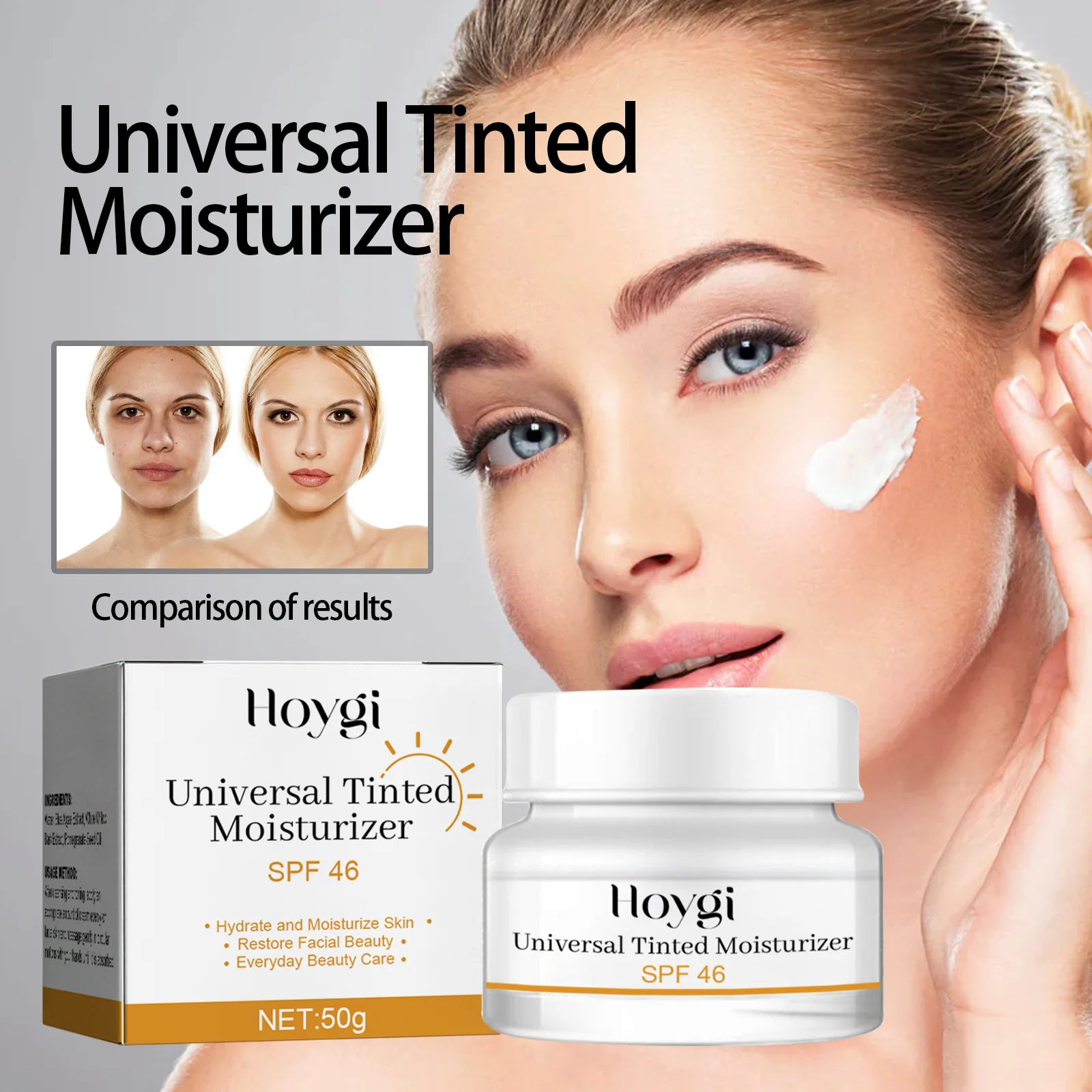 Крем для защиты лица от солнца УФ-излучения пятен следов акне блокировка