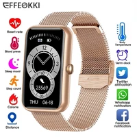 digital golden watch for women wristband metal heart rate blood pressure luxury brand waterproof sports smartwatch bracelet