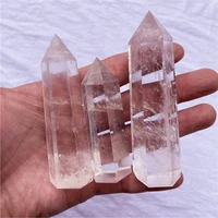 natural white crystal clear quartz 4 10cm quartz crystal stone point healing hexagonal wand treatment stone
