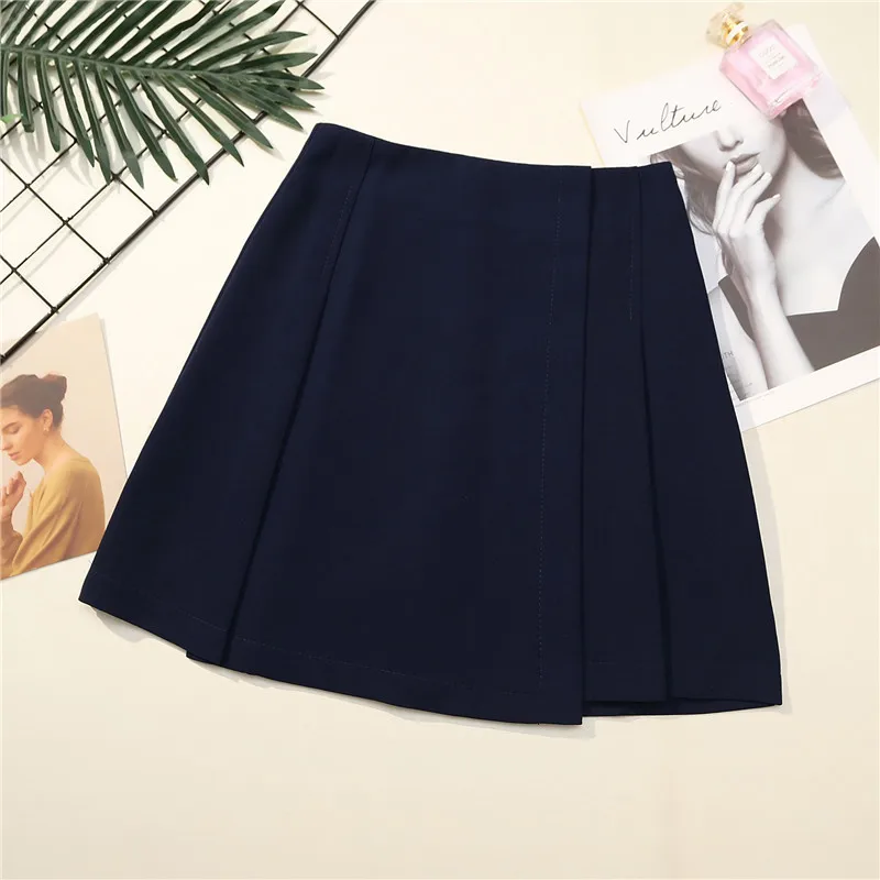 

Sony A line brick pleat mini skirt