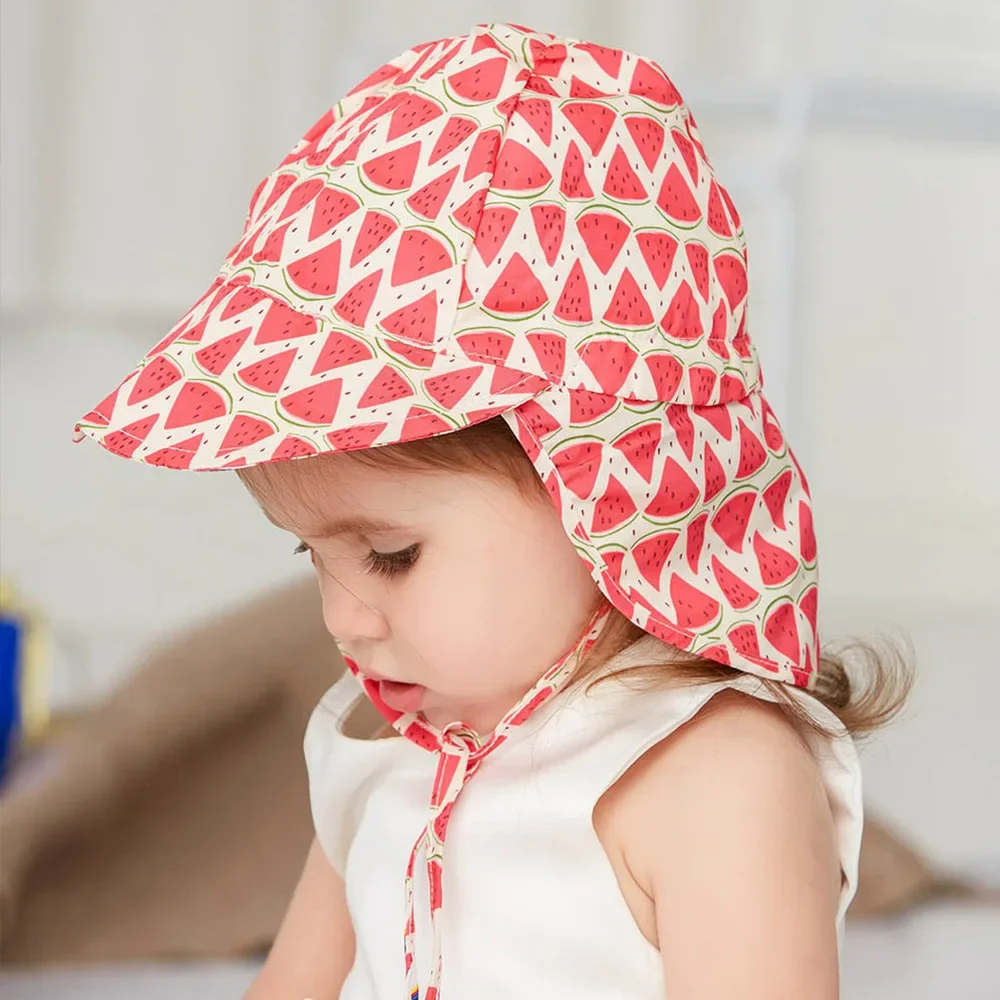 

SPF 50+ Baby Sun Hat Adjustable Summer Baby Cap for Boys Travel Beach Baby Girl Hat Kids Infant Accessories Children Hats