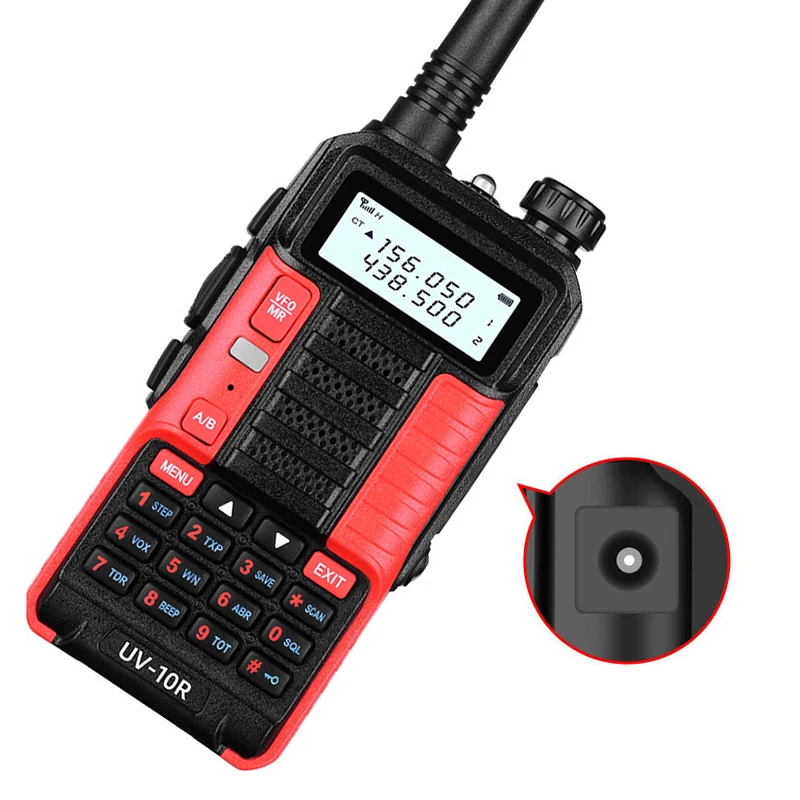 BAOFENG UV-10R рация 10 Вт трехрежимная мощная двухдиапазонная двусторонняя