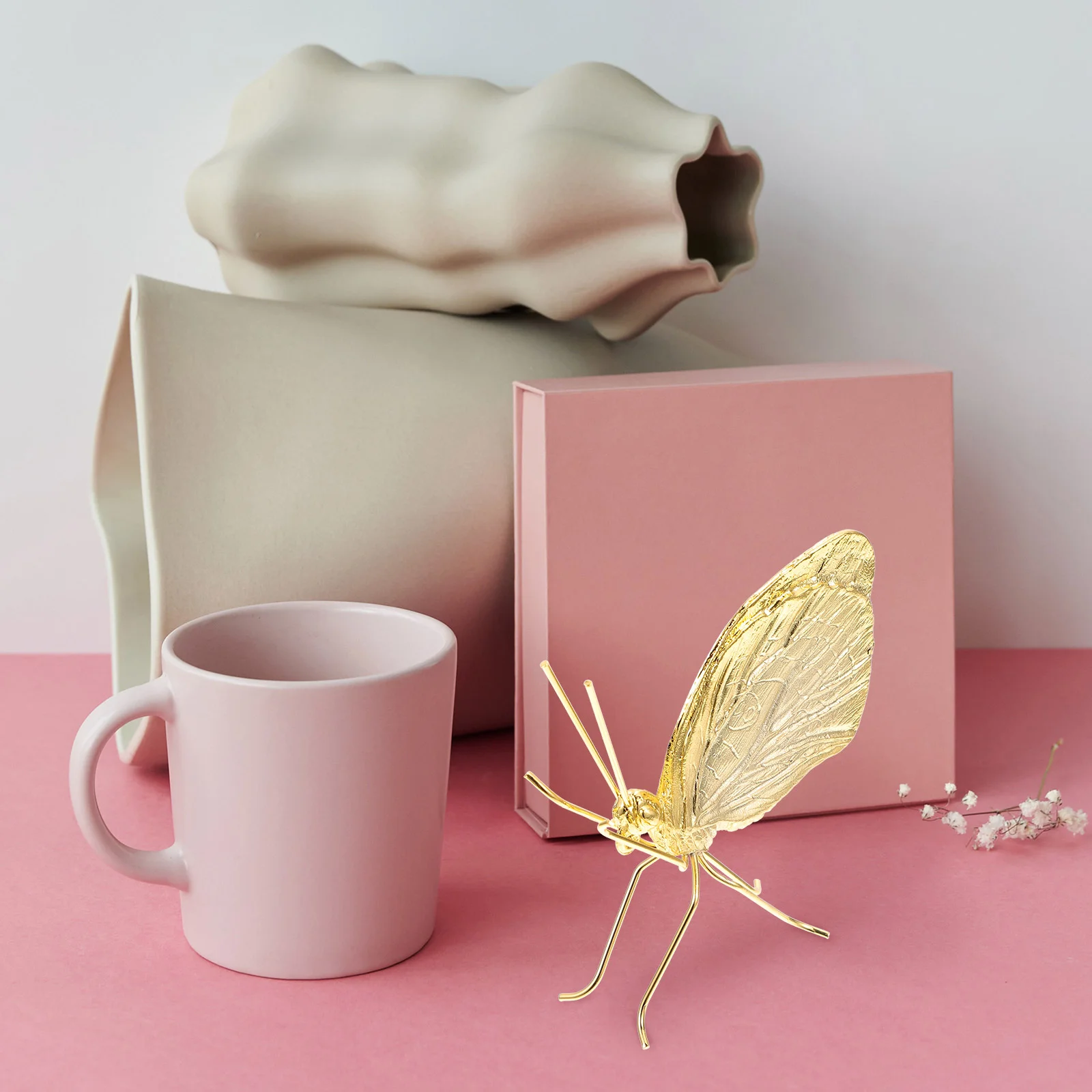 

1pc Desktop Decoration Butterfly Adornment Metal Butterfly Ornament for Home Shop