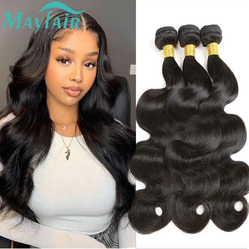 Brazilian Hair Weave Bundles Loose Body Wave 28 30 32