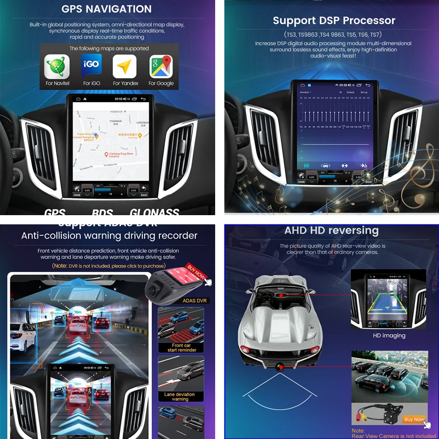 Автомагнитола для Buick Lacrosse GM Alpheon 2009 2010 2011 2012 Android 11 с вертикальным экраном и