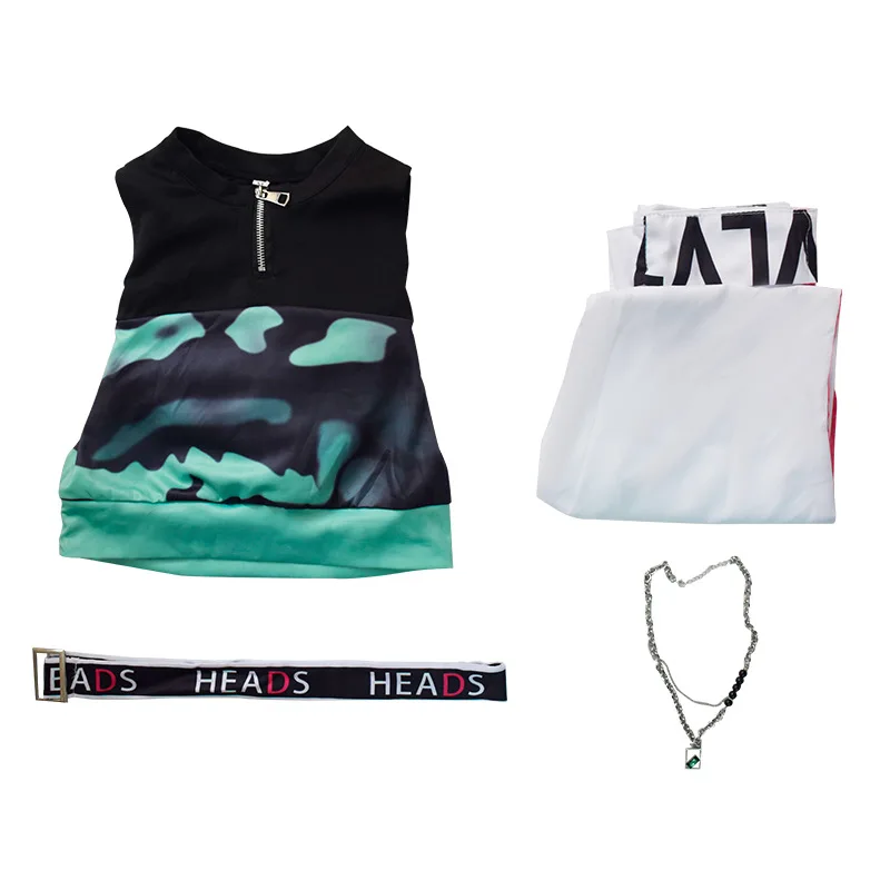 Shiraishi An косплей костюм парик ожерелье Аниме Косплей вечерние Хэллоуин Униформа Cos