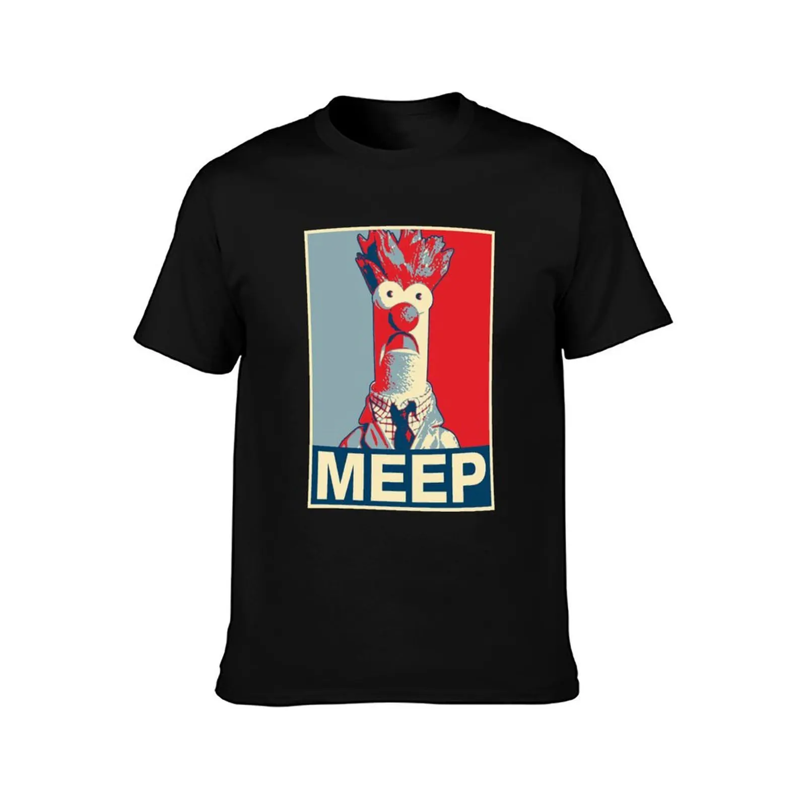 Фото Футболка Beaker Meep Pop Art, повседневная футболка больших размеров №2