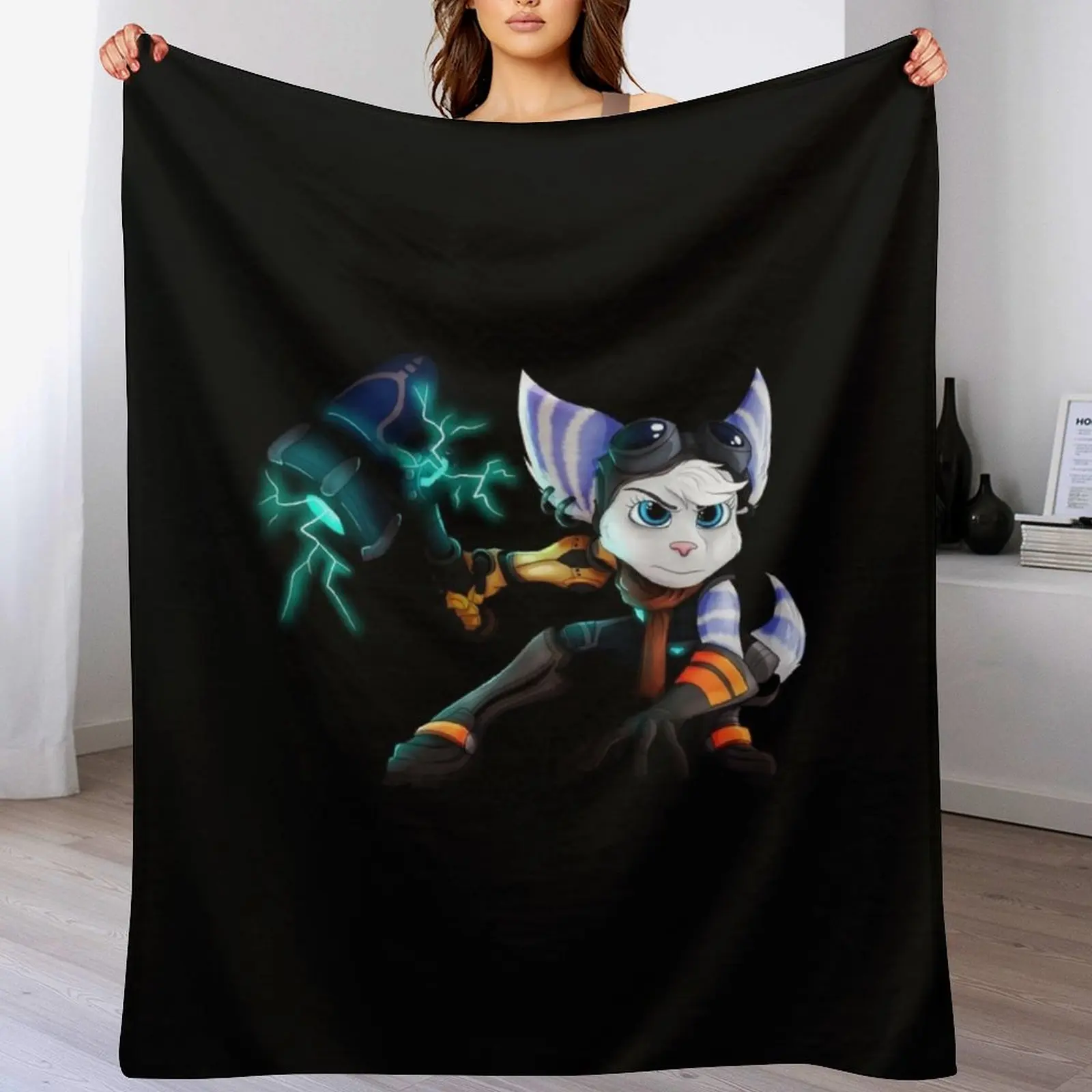 Rivet Lombax Girl - Одеяло Rift Apart