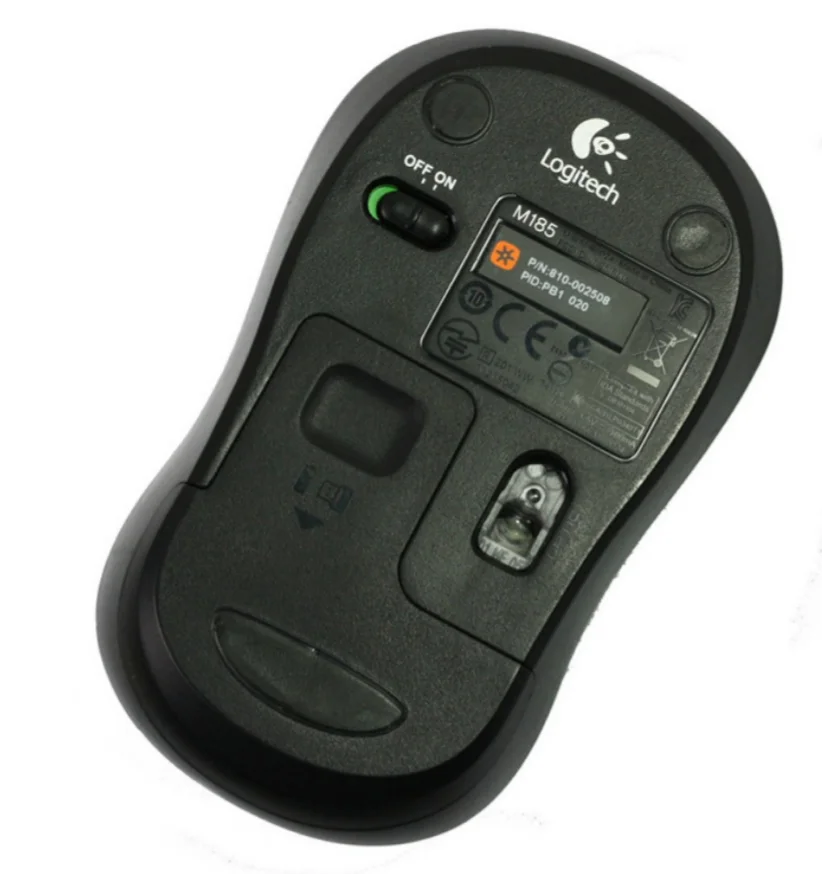 Серая Беспроводная компактная мышь M185 для ПК ноутбука MAC Офисная Рабочая 1 |