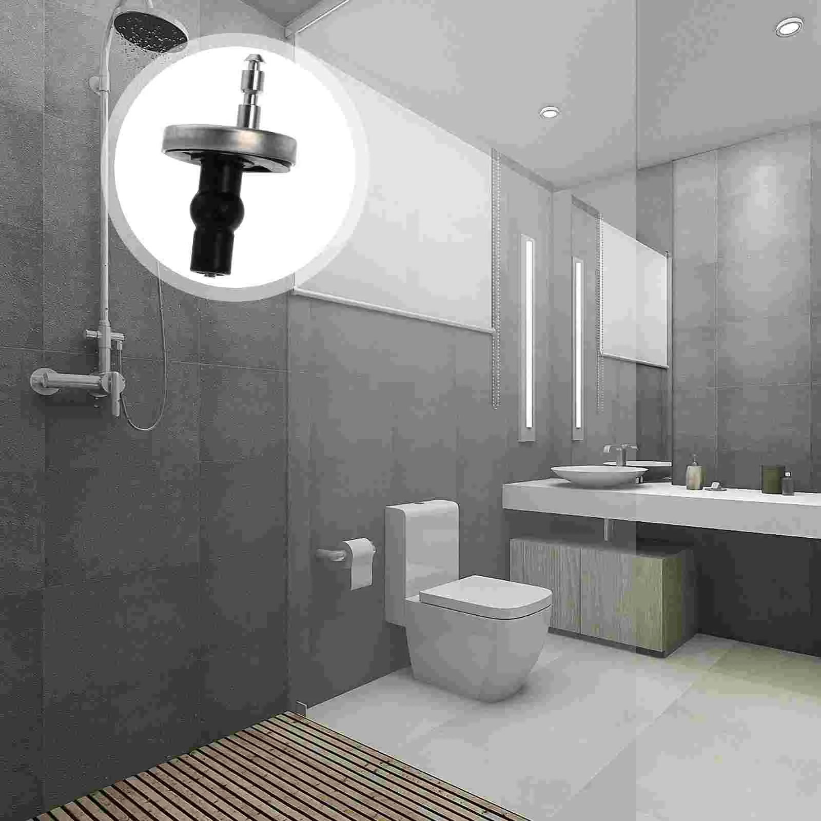 

2pcs Toilet Hinge Toilet Hinge Fixings Toilet Fixing Part Fixing Universal Fixing Expansion Screw Cover Buckle Black, Silver