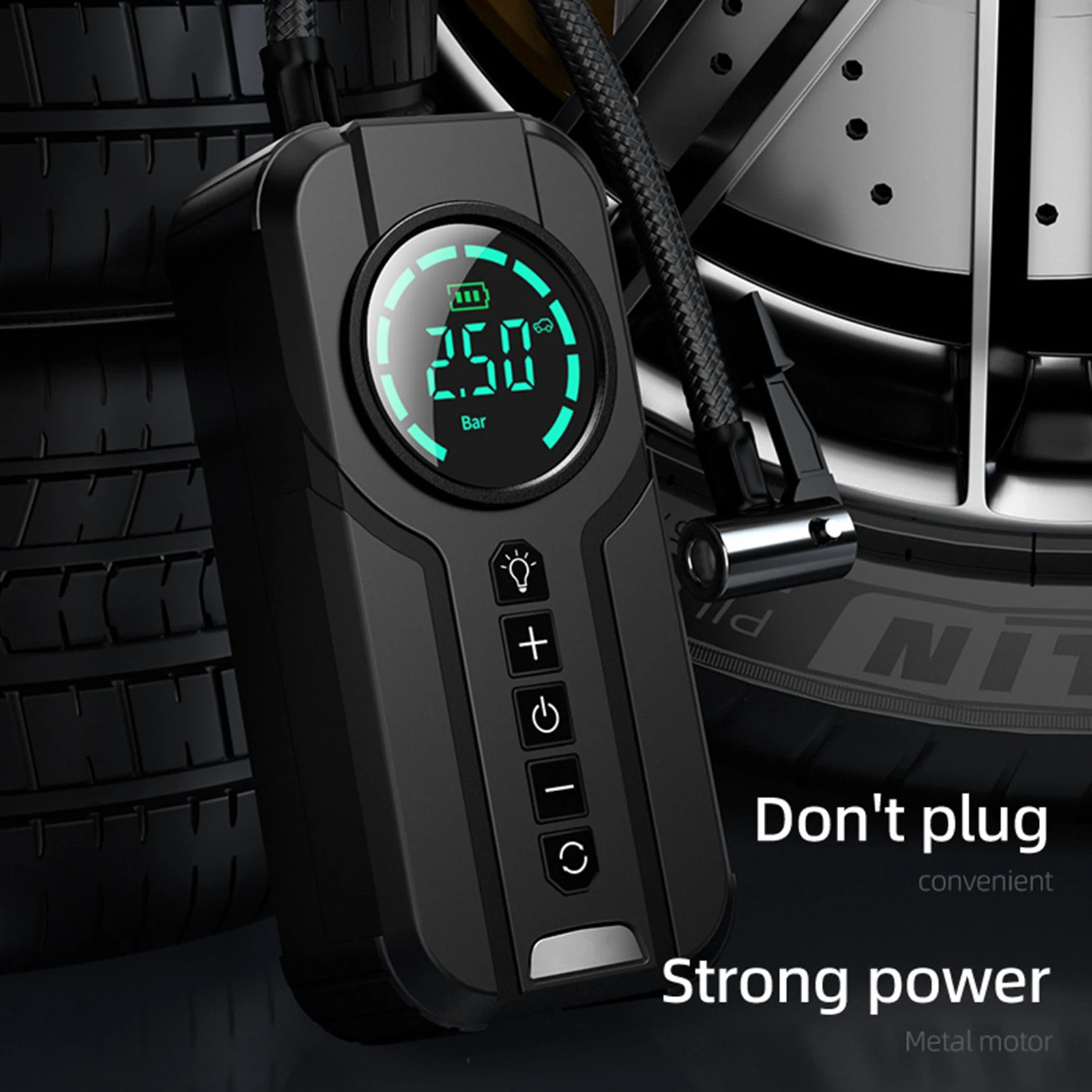 

Air Compressor 12v Air Pump For Car Portable Tyre Inflator Electric Motorcycle Pump Air Compressor For Car Motorcycles Bicycles