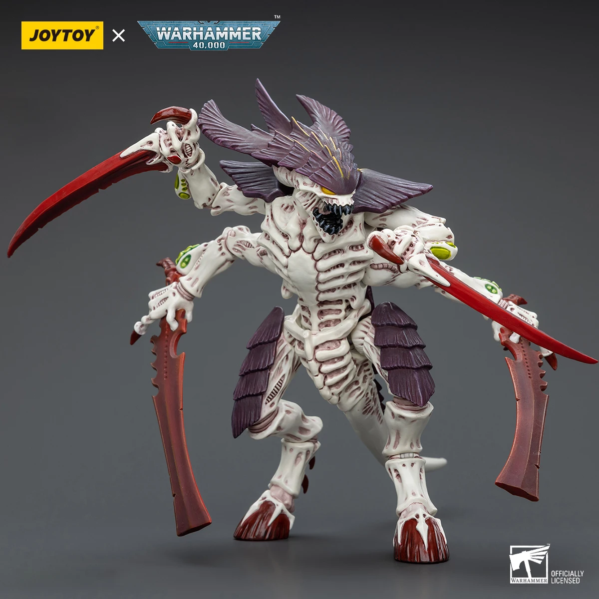 JOYTOY Warhammer 40K Tyranids Фигурка Улей Флот Левиафан суставы подвижная фигурка Tyranid Warrior с