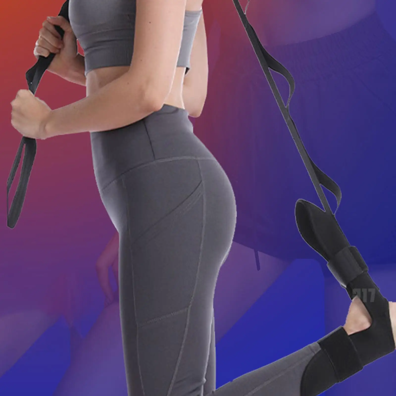 

Ремень для йоги, растягивания ног, растягиватель ног, тренировочный ремень для танцев