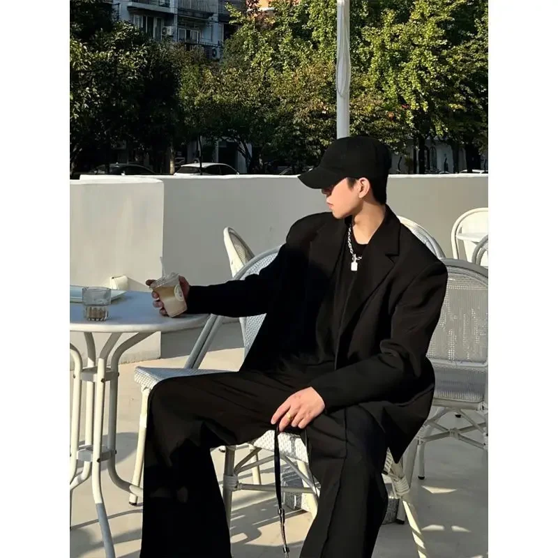 Высококачественный повседневный мужской пиджак модный весенне-осенний сезон в