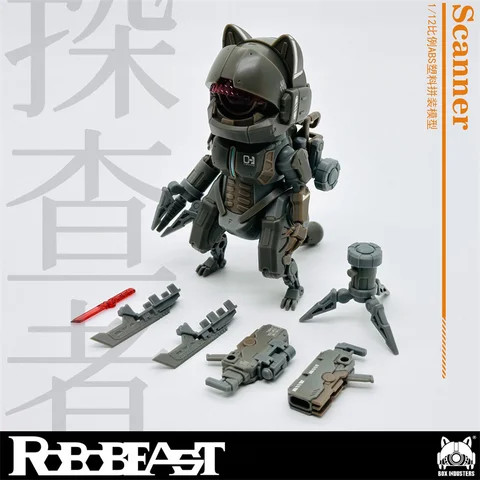 [Новинка] сканер модели робот-чудовище Neko Cat Robot 1/12 Сборная модель Mecha экшн-Фигурки игрушки