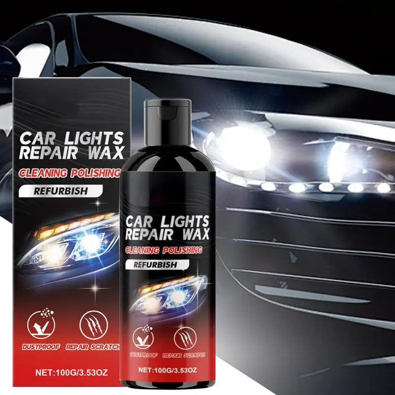 100 г воск для ремонта автомобильных фар средство авто покрытия крем