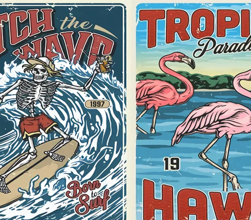 Серфер МЕДВЕДЬ пляж серфинг пальмы тики маска Акула деревянный дом тропический