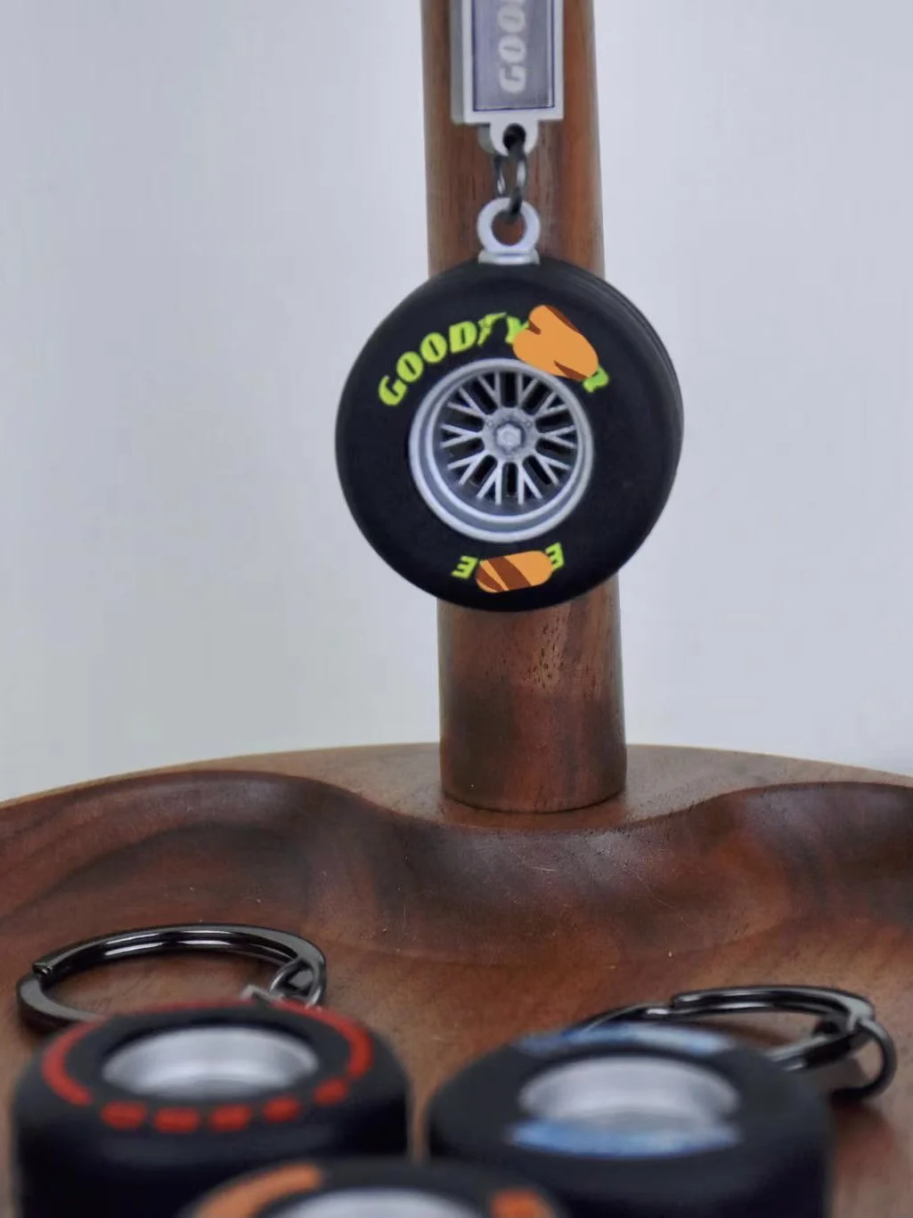 2023 Michelin Tire Brand F Team Zinc Alloy Wheel Hub the New Cars Keychain in Stock and Fast very