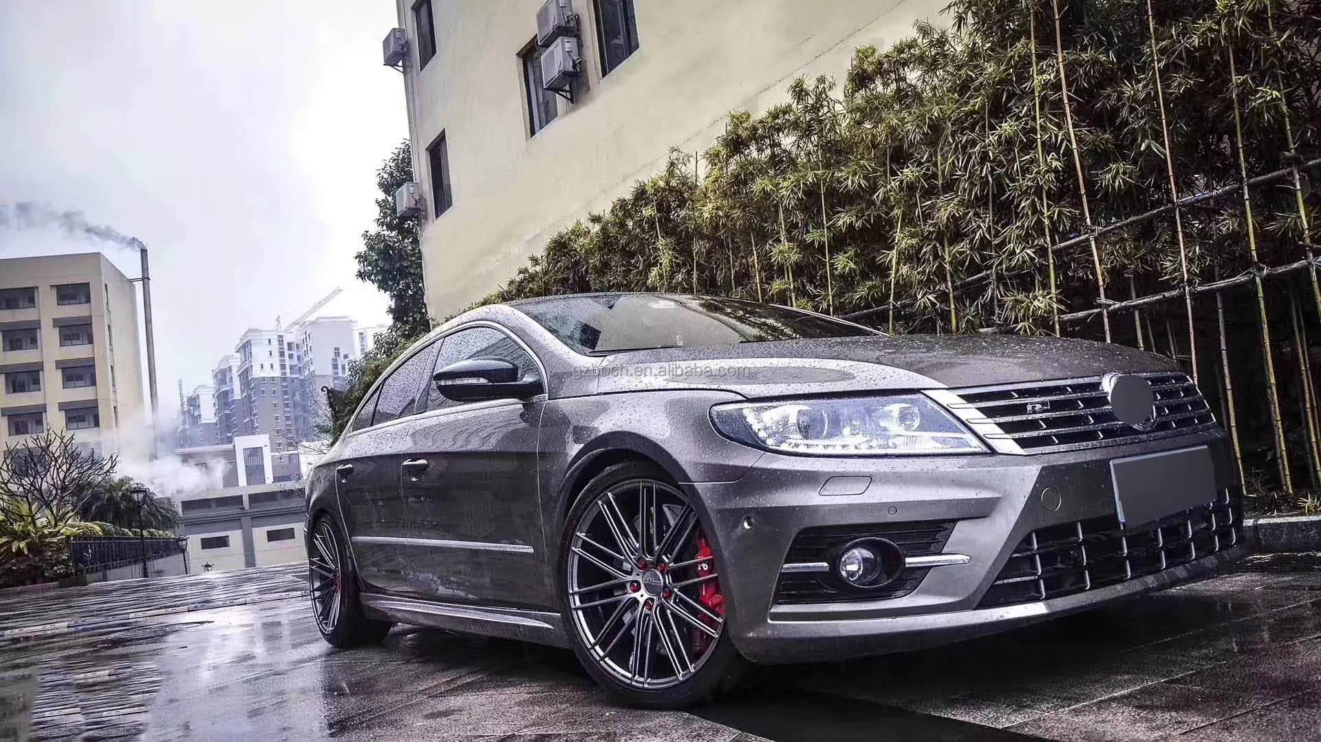 Автомобильные бамперы для VW CC facelift R линия передний бампер в сборе решетка