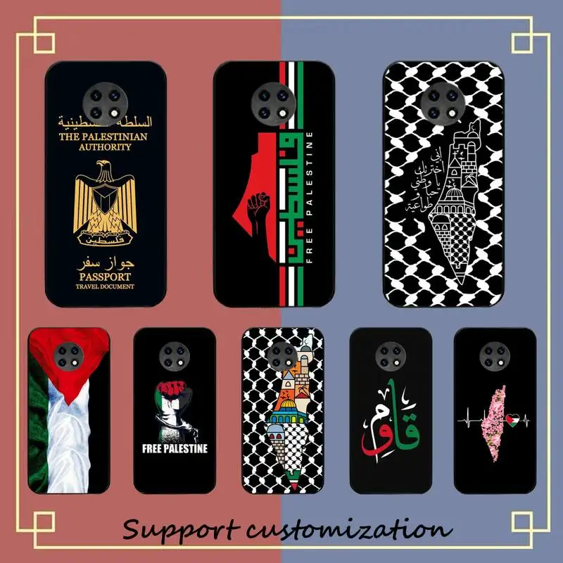 

Palestine Map Arabic Phone Case For Xiaomi Redmi Note 8A 7 5 Note 8pro 8T 9Pro TPU Coque for note 6pro