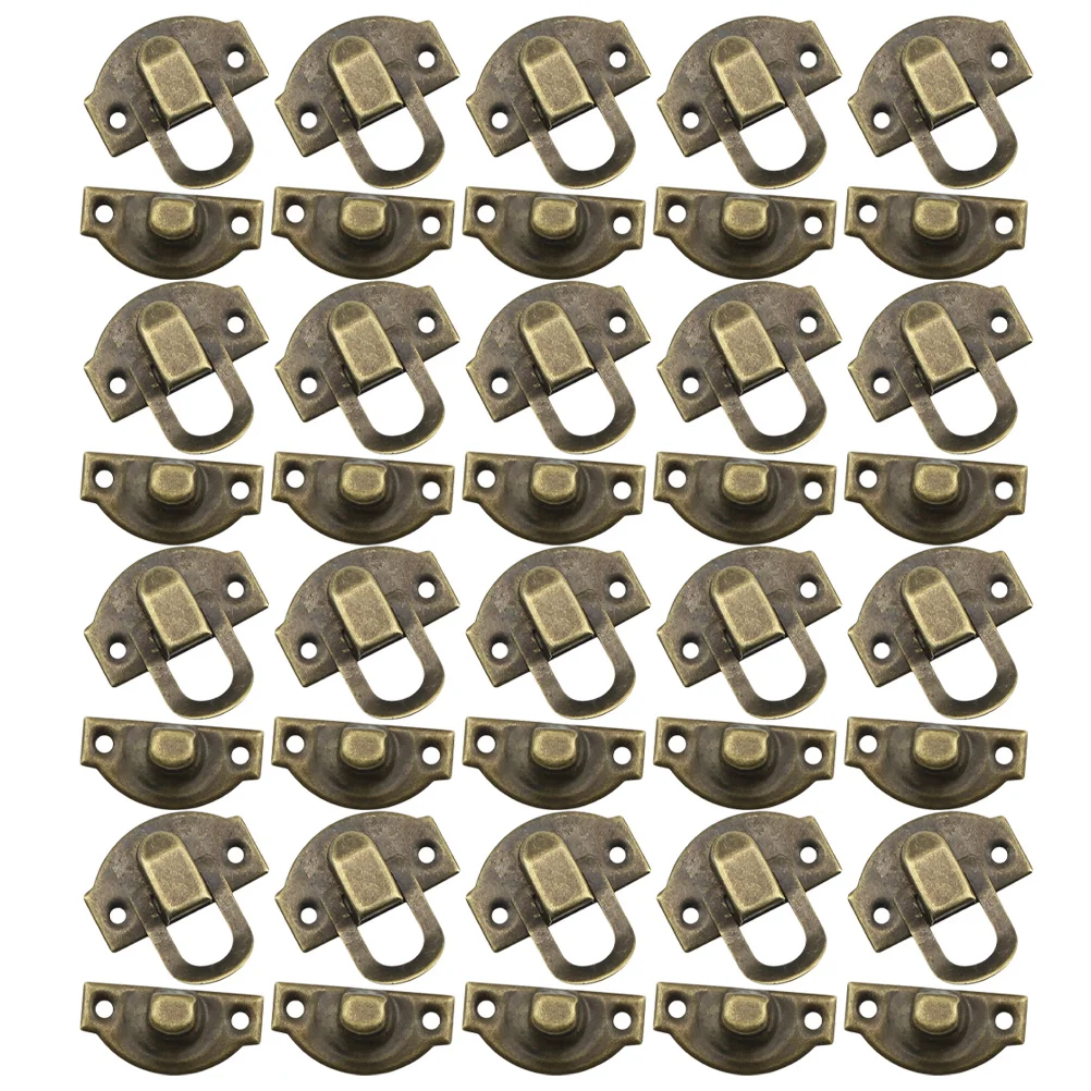30 шт. засов с пряжкой шкатулки для драгоценностей декоративные винтажные
