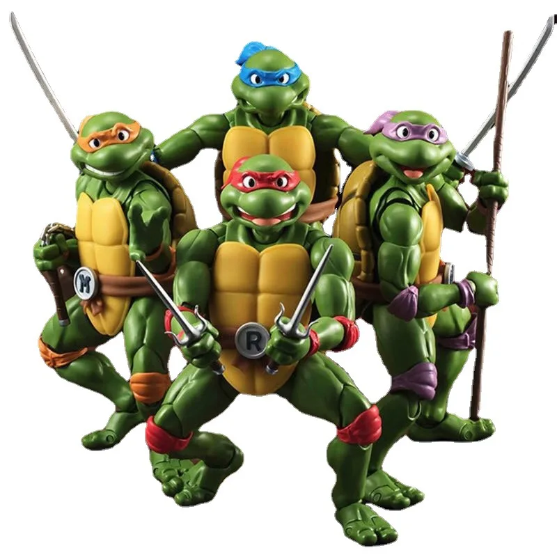 

Anime SHF TMNT Figurine Teenage Mutant Ninja Turtles 15CM Action Figure Collectible Model Toy