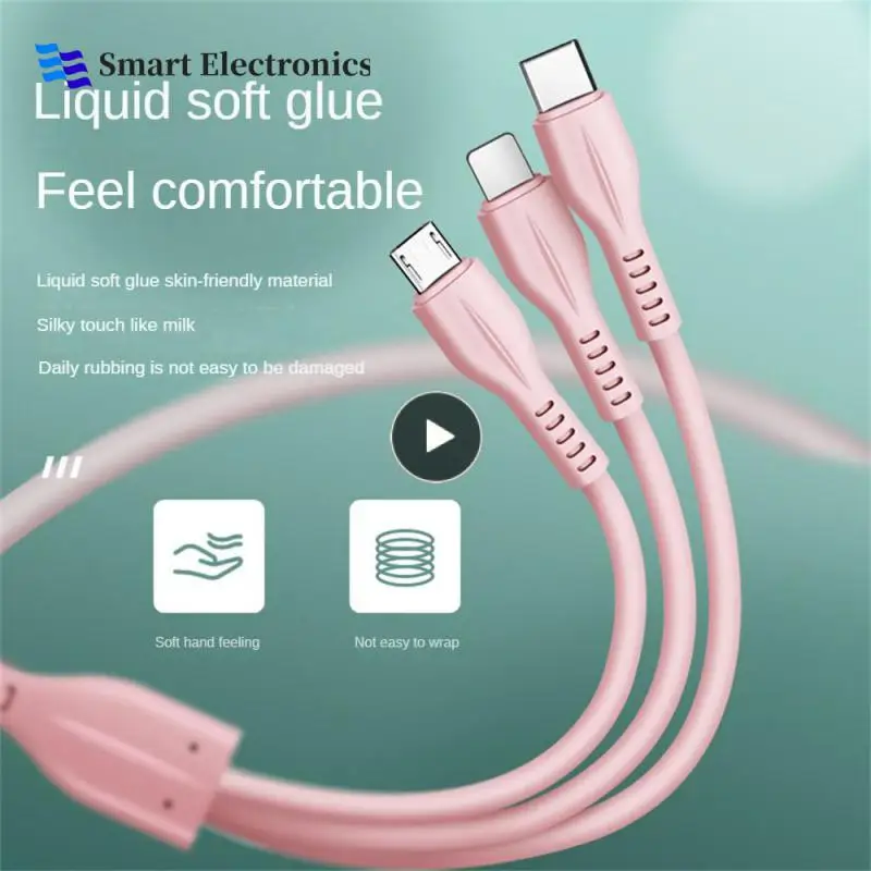 

Easy To Clean Charging Without Burning Fast Charging Not Easily Damaged Due To Daily Friction Soft Rubber Safe And Reassuring