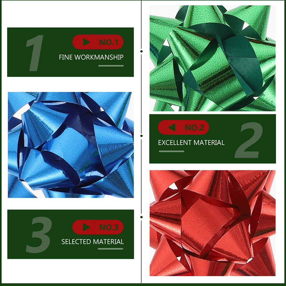 150 шт. самоклеящиеся звезды и цветка рождественский подарок банты свадебный