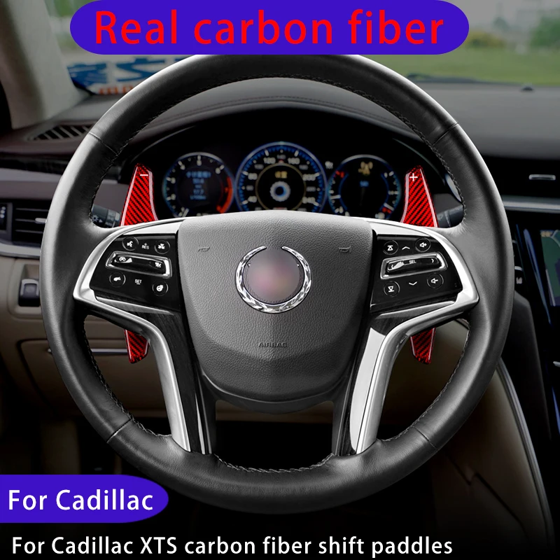 

Suitable for Cadillac XTS Carbon fiber Steering Wheel Shift Paddle Shifter Extended shift paddles