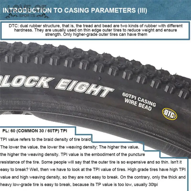 

Universal Bicycle Tire K1047 26*1.95 Folding Tire 26 Inch Wear Resistance Tires Bike Accessories For Riding Cycling Mountain MTB