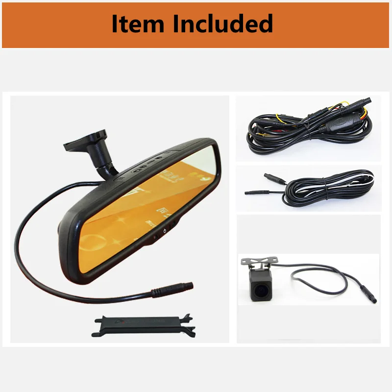 Зеркало заднего вида ANSHILONG 5 дюймов 2K DVR + 1080P