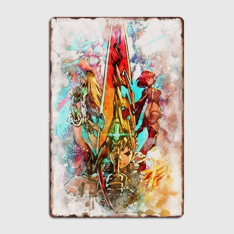 Хроники Xenoblade создают уютную комнату с художественной панелью рыцаря