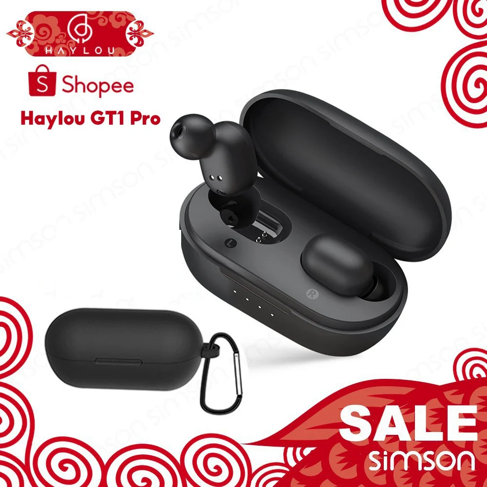 

Latest VersionHAYLOU GT1 Pro TWS Wireless Earphones Buletooth 5.0 HiRes Dual mode Gaming mode IPX5 Waterproof Noise Reduction