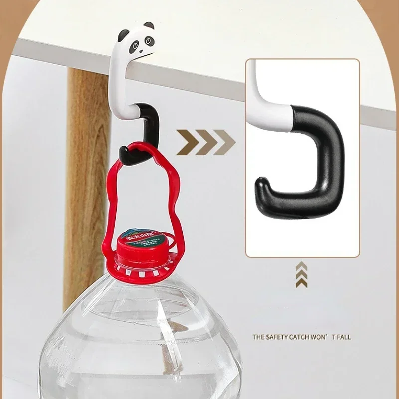 Милый портативный крючок для сумки пластиковый настольный с животными кошелек