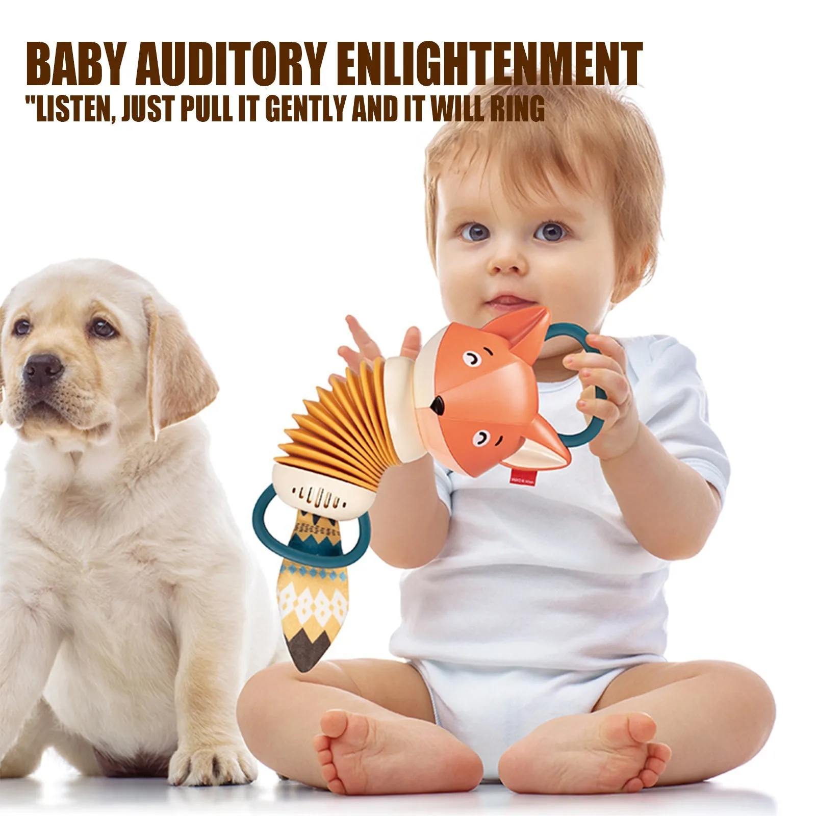 Лиса аккордеон детская игрушка Дошкольная музыка просвещение детский ранний