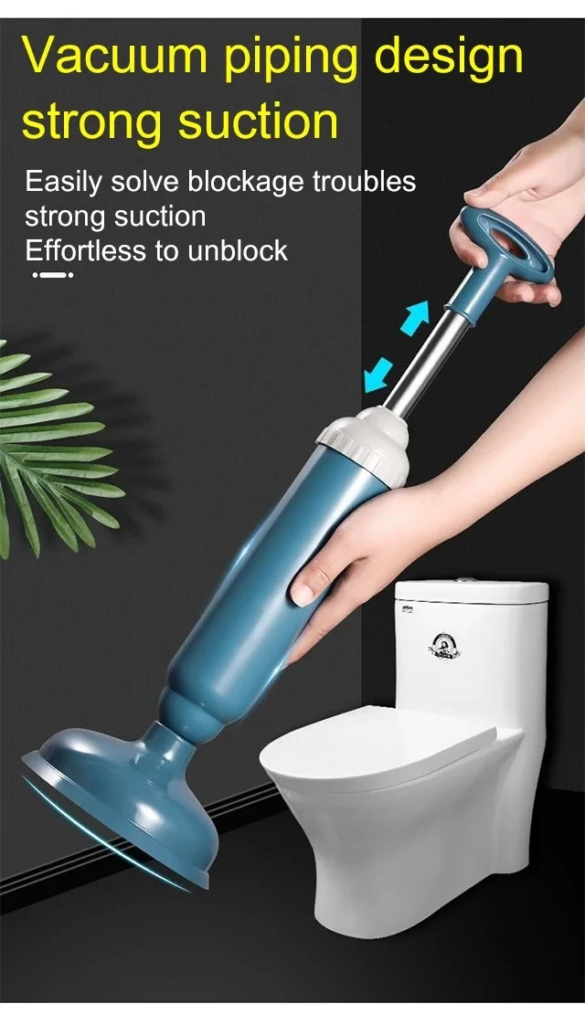 Плунжер для унитаза насос высокого давления антизасорение очиститель ванной