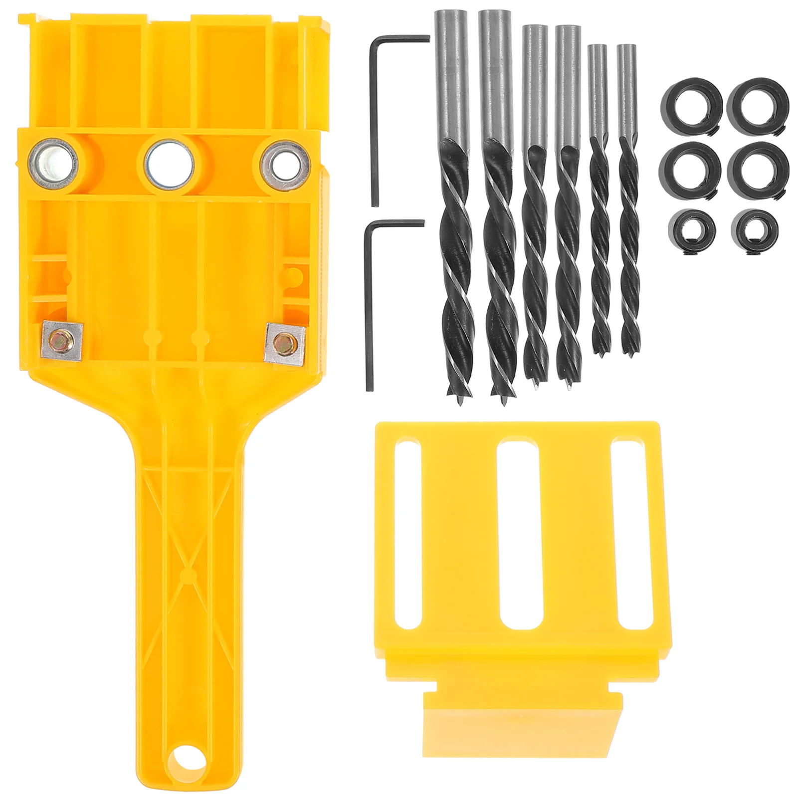 

1 Set Straight Hole Wood Drill Hole Tool Dowel Jig Kit Woodworking Drill Bit Set
