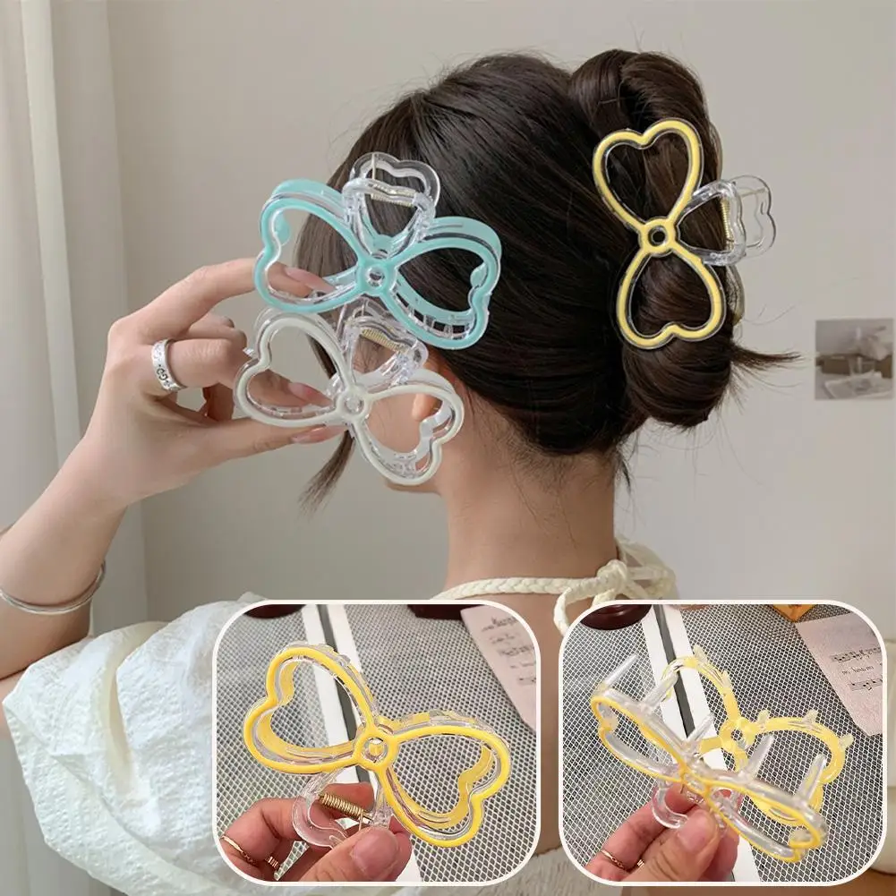 

1 шт., прозрачный зажим для волос в виде акулы, для девочек и женщин