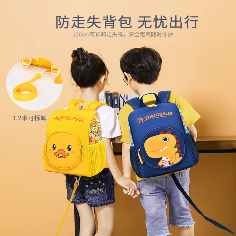 Waterproof Children School bags Boys Girls Kids baby bag cartoon schoolbag kindergarten Orthopedic school Backpack 1-6 year old