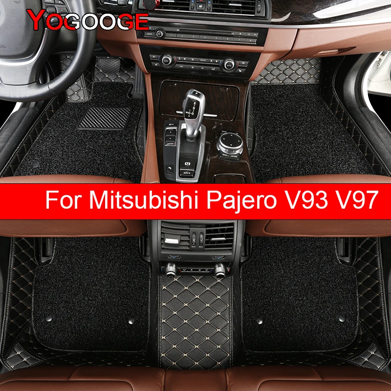

Автомобильные коврики YOGOOGE для Mitsubishi Pajero V93 V97 V73 V77, аксессуары для ног, коврики