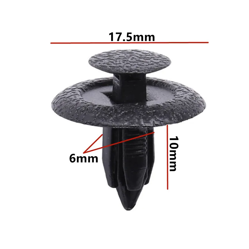 

50 шт. для Mazda M3 M6 M2 CX-5 CX-4 CX-7 CX MX RX 6 2 3 5 Atenza Axela 6 мм отверстие крышка багажника автомобиля подкладка отделка панели застежка-клипса