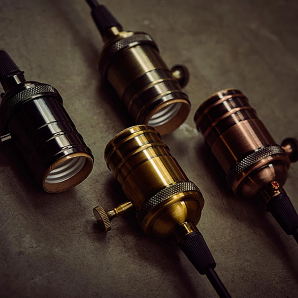 

Brass Pendant Fitting Lamp Holder Vintage Copper Lamp Holder Socket E27 Light Socket Bulb Holder Copper Retro Lamp Light