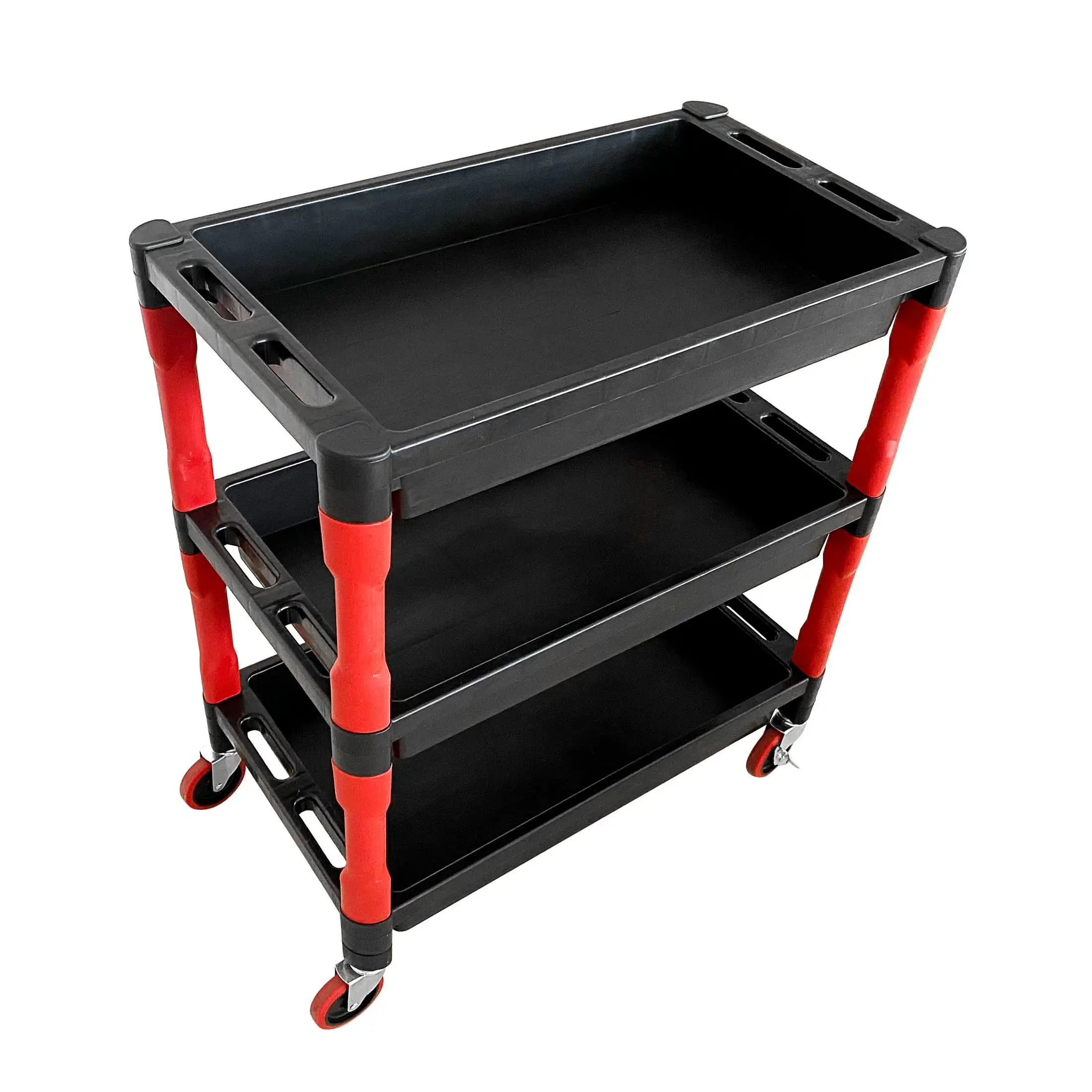 

Hyper Tough Heavy Duty Plastic Service Cart 1 Set Pack tool trolley