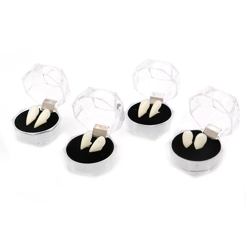 

20 Pairs Halloween Teeth Dentures Props Party Costume Decoration Dentures Teeth Bands Solid Glue